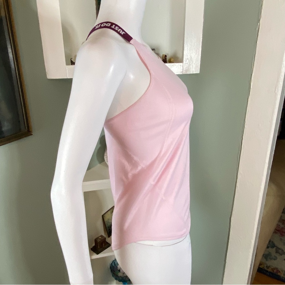 Nike Girls Child Kids Light Pink Cross-Back Tank Top Dri-Fit Large L - Picture 10 of 12